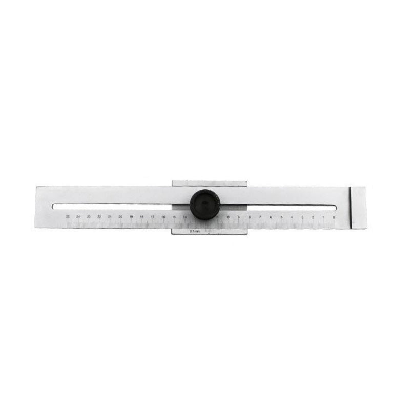 Woodworking Scribing Ruler 0 To 250 Millimetres With Magnetic Stripe
