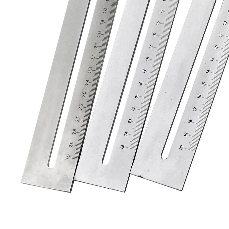 Woodworking Scribing Ruler 0 To 250 Millimetres With Magnetic Stripe