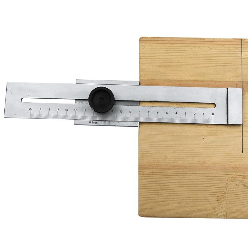 Woodworking Scribing Ruler 0 To 250 Millimetres With Magnetic Stripe