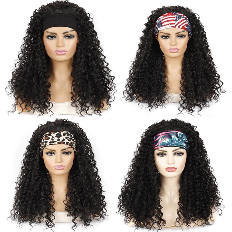 Stars And Stripes Volume Hairband Wig 1B For Bold Stylish Look