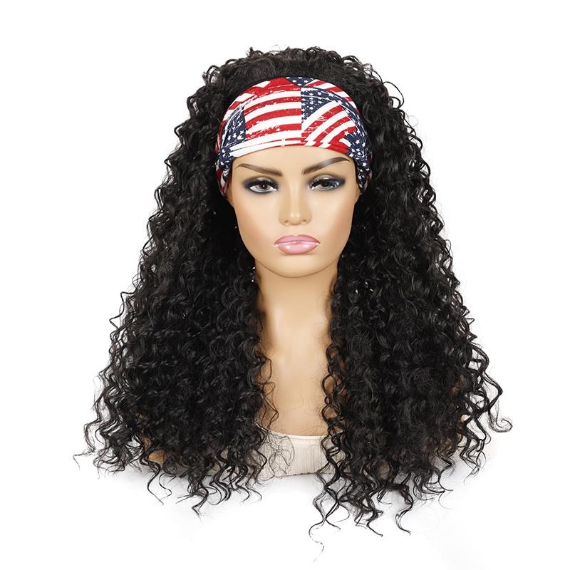 Stars And Stripes Volume Hairband Wig 1B For Bold Stylish Look