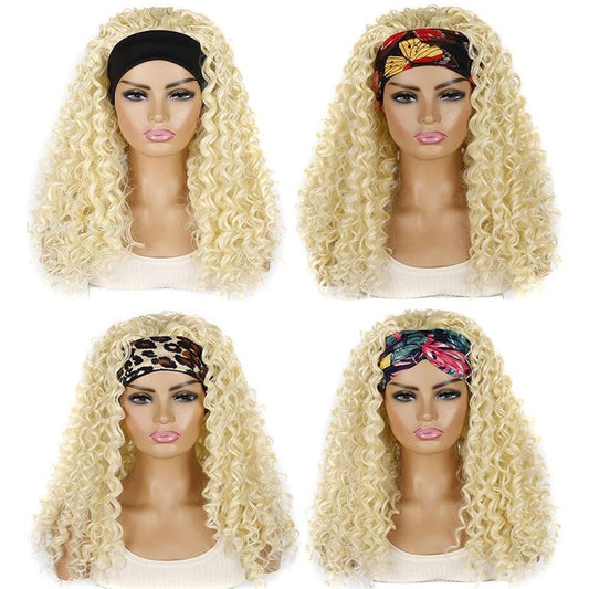 613 G Volume Hairband Wig Headgear In High Temperature Silk For Women