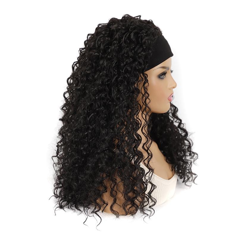 613 Xc Volumizing Hairband Wig Made With Chemical Fiber For Full Natural Look