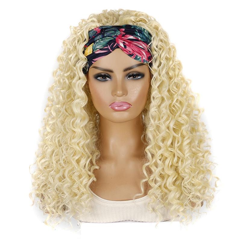 613 Xc Volumizing Hairband Wig Made With Chemical Fiber For Full Natural Look