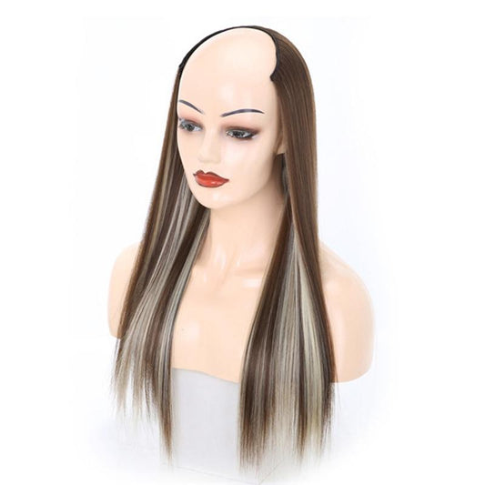 10 U Shaped Half Wig Long Straight Headgear In 8H613 Colour