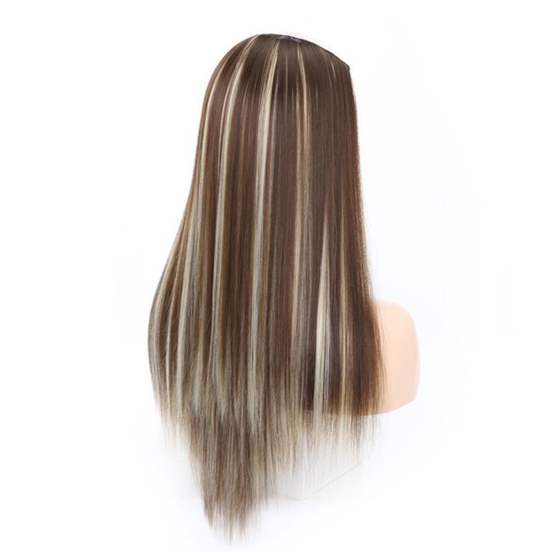10 U Shaped Half Wig Long Straight Headgear In 8H613 Colour