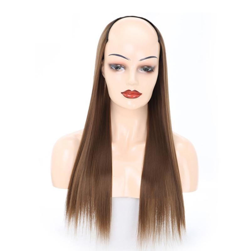 U Shaped Half Wig Long Straight Hair Extension In Colour 11.Us 12
