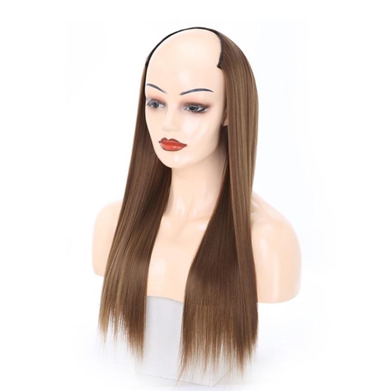 U Shaped Half Wig Long Straight Hair Extension In Colour 11.Us 12