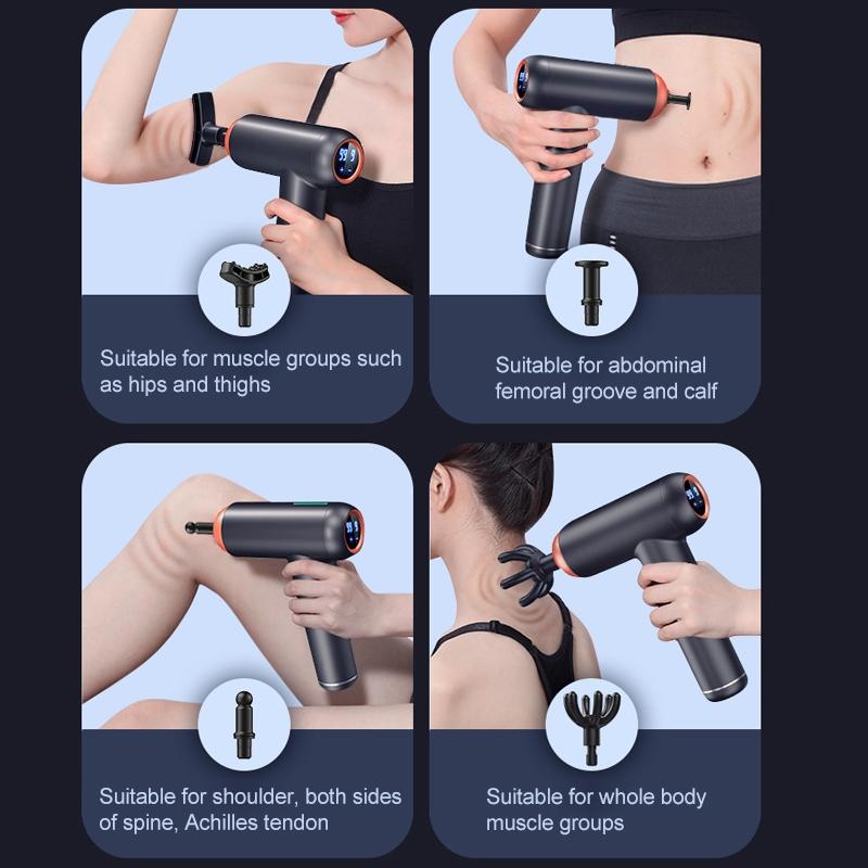 Professional Muscle Relaxing Massage Gun Compact And Customisable