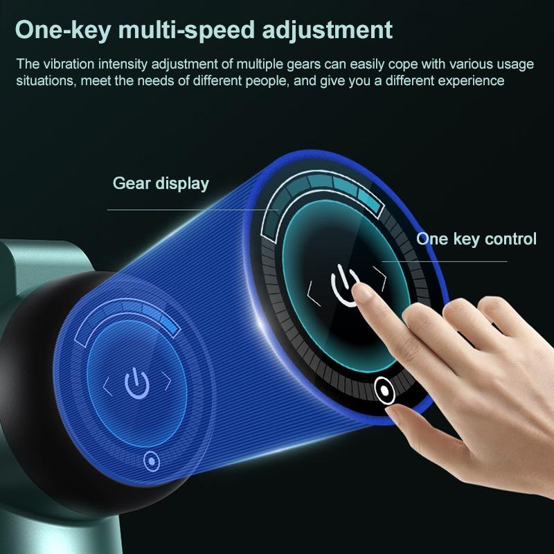 Flagship Upgrade Six Speed Fascia Massage Gun For Muscle Relaxation