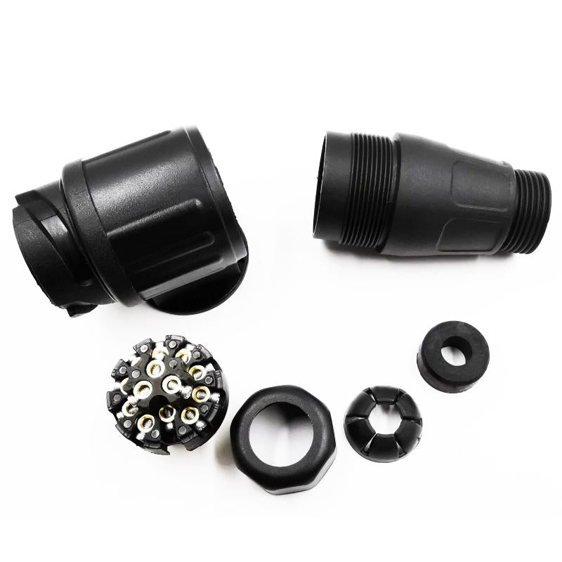 Thirteen Core Nail Trailer Plug Socket For Vp1130e With Pure Copper Contacts