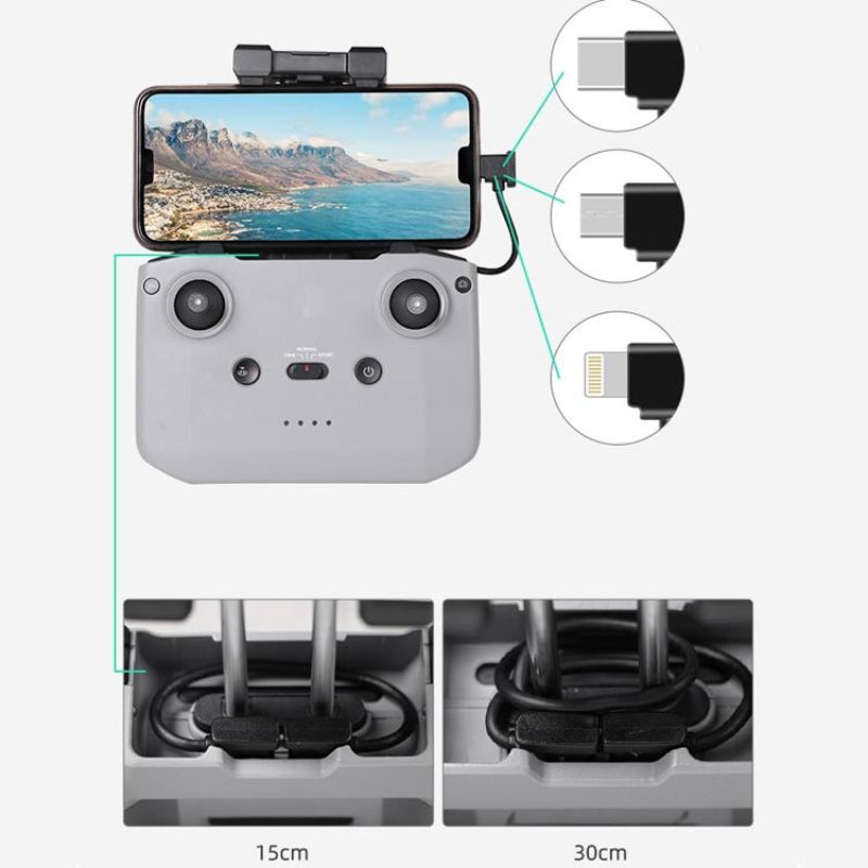 15Cm Type To Eight Pin Cable For Dji Mavic Air 2S And Mini