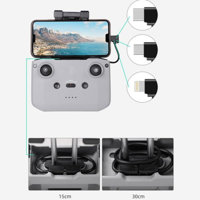 15Cm Type To Cable For Dji Mavic Air 2S / Fpv Flight Glasses V2 Mini Pocket Mobile Devices