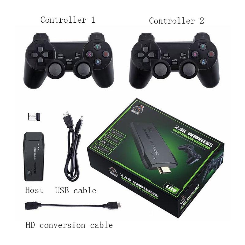 Wireless Hdmi Arcade Game Machine With Two Gamepads And Thirty Gigabytes Memory