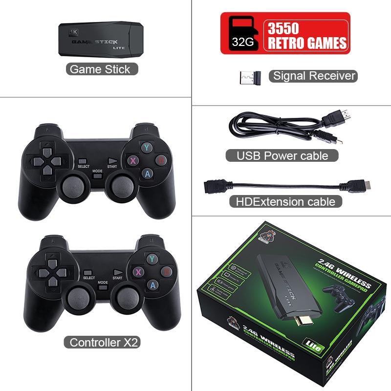 Wireless High Definition Game Console With 32 Gigabytes And 3000 Games