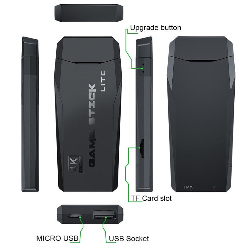 Wireless High Definition Game Console With 32 Gigabytes And 3000 Games