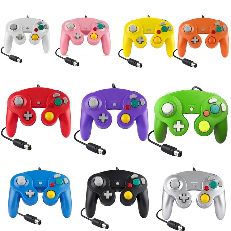 2 Pack Wired Vibrating Game Controller For Nintendo Ngc And Wii Red