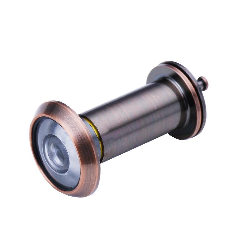 Wide Angle Security Door Viewer Two Pack Red Bronze Zinc Alloy For Home