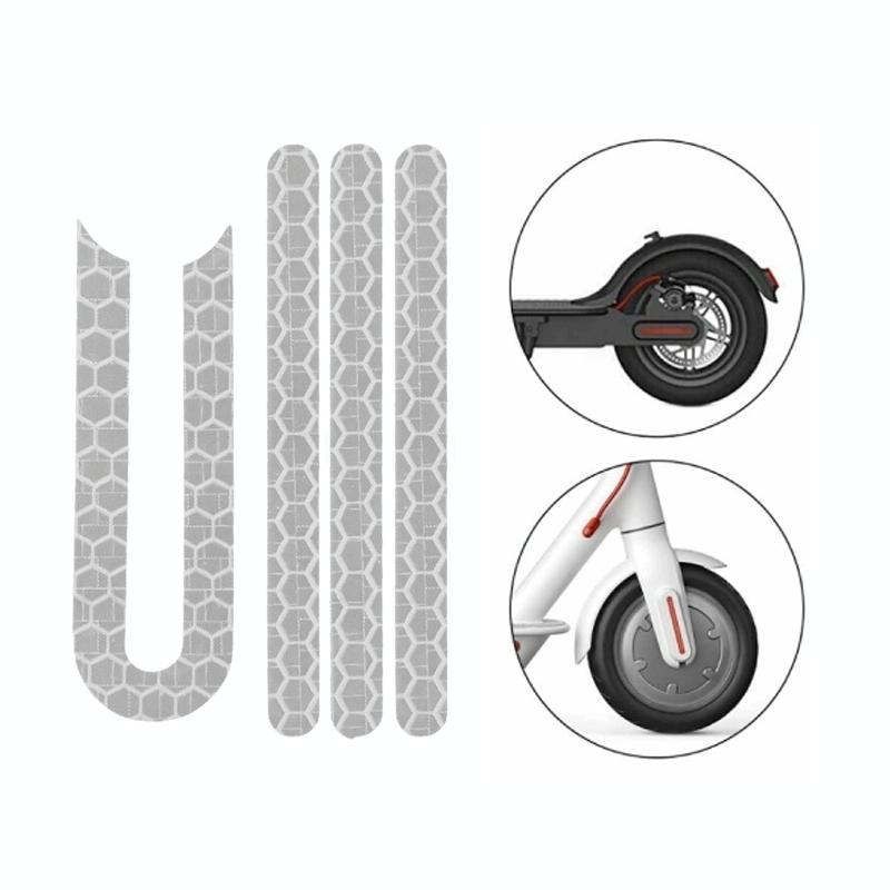 Reflective Sticker For Xiaomi Mijia M365 Pro Scooter In White