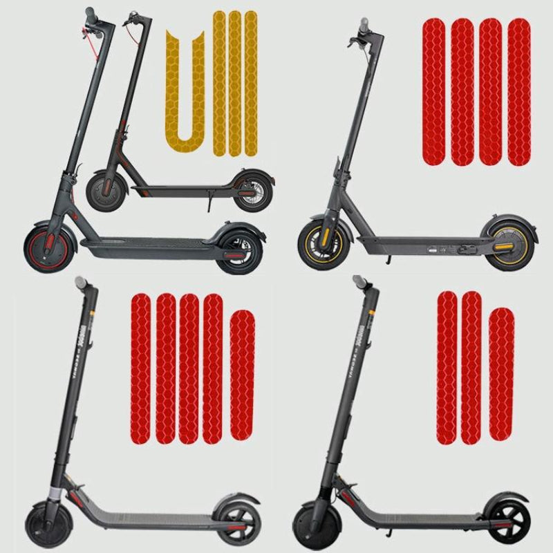 Reflective Sticker For Xiaomi Mijia M365 Pro Scooter In White