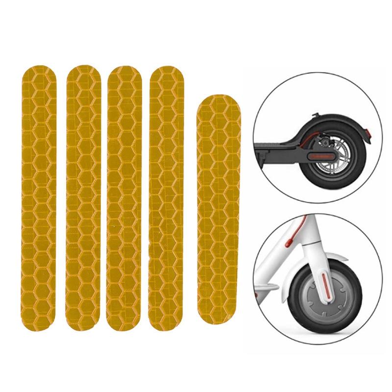 Reflective Stickers For Ninebot Es1 Scooter In Yellow