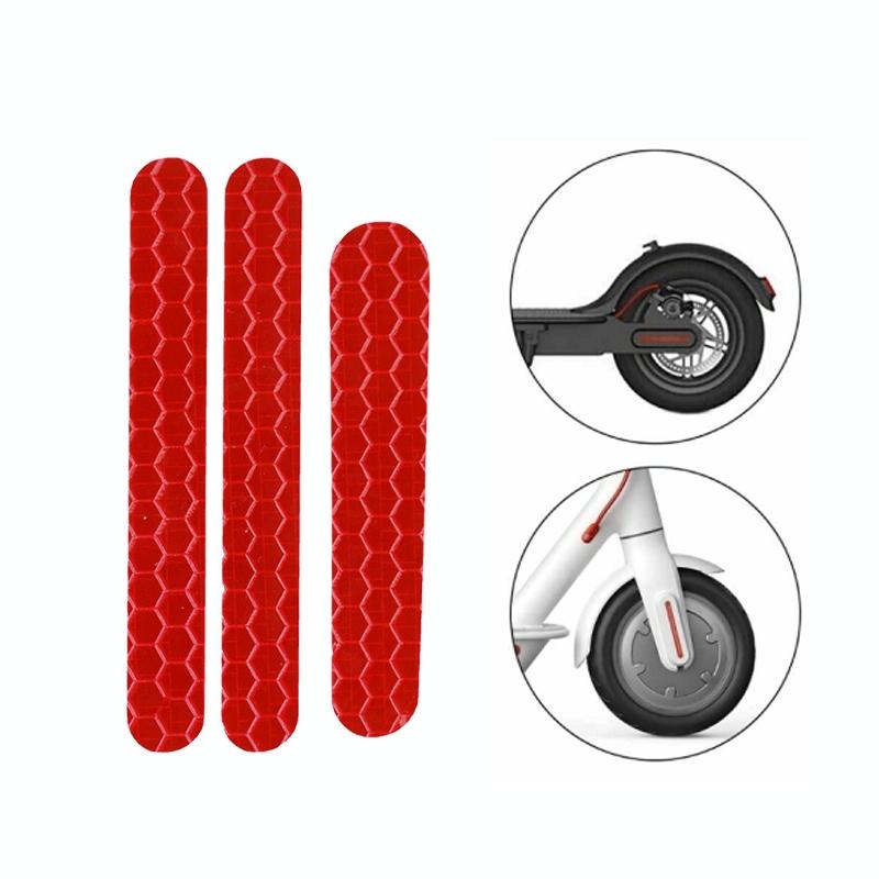 Reflective Stickers For Ninebot Es2 Scooter Red