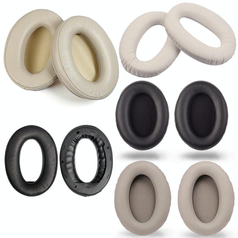 2 Pack Headset Sponge Covers For Sony Wh 1000Xm2 Xm3 Xm4 Black Protein