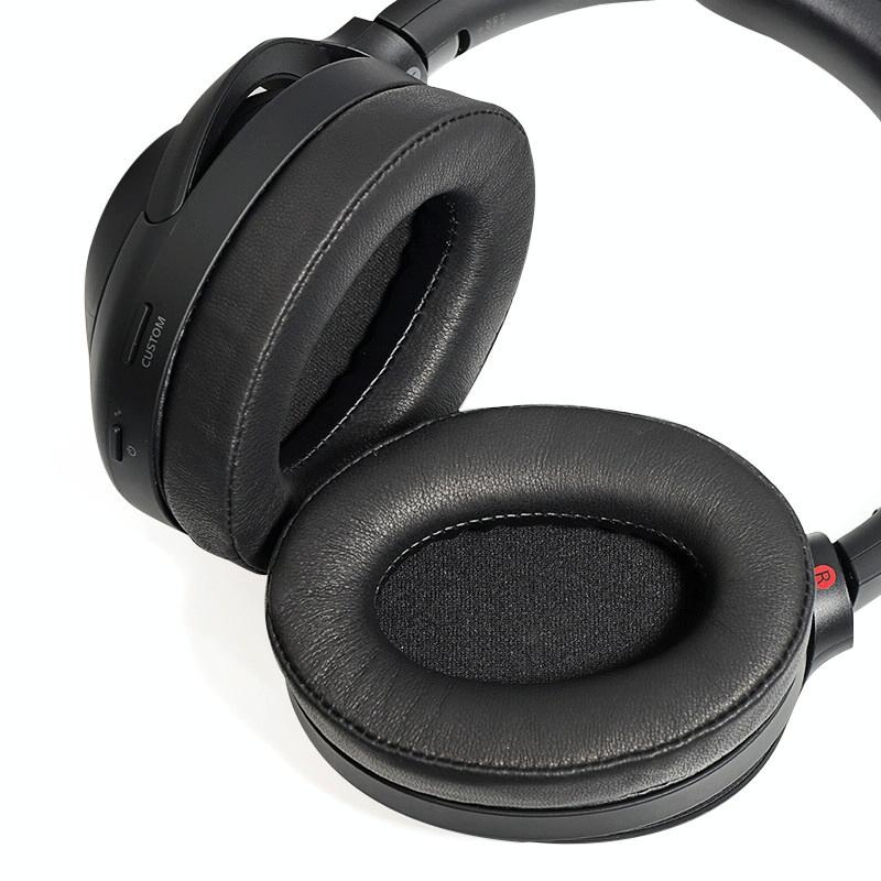 2 Pack Headset Sponge Covers For Sony Wh 1000Xm2 Xm3 Xm4 Black Protein