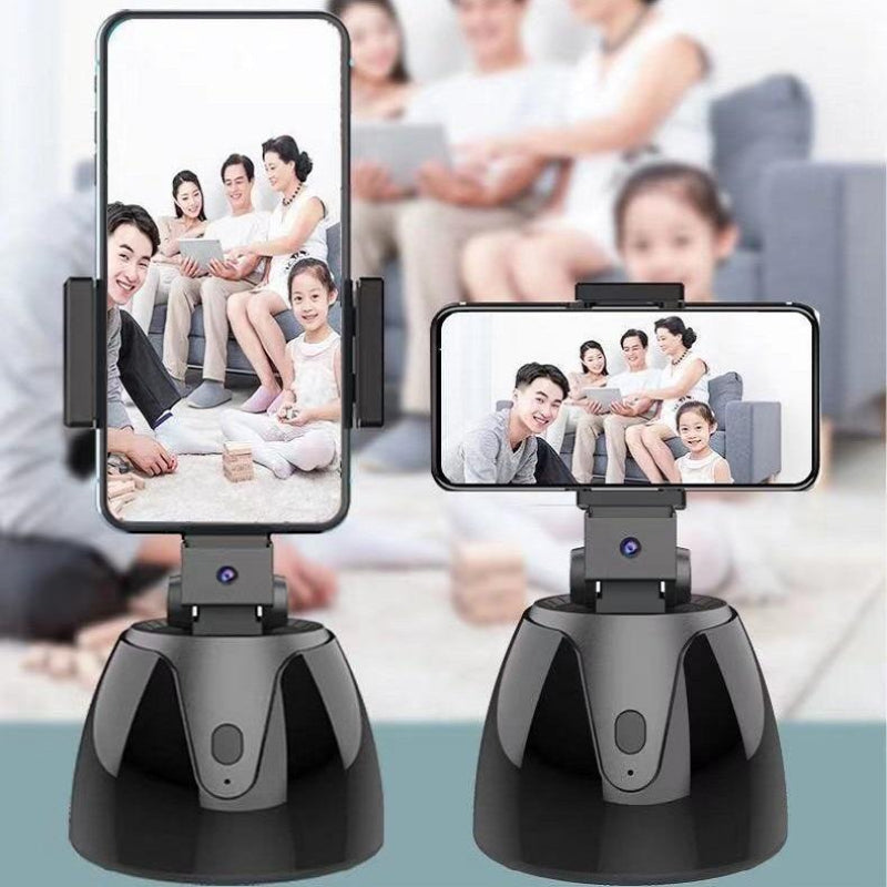 Smart 360 Degree Follow Up Tripod Head With Live Video Recording And Charging