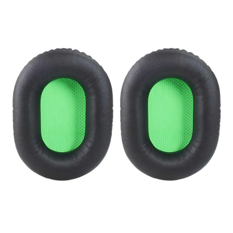 2 Pack Razer V2 Headset Sponge Covers Black With Green Netting