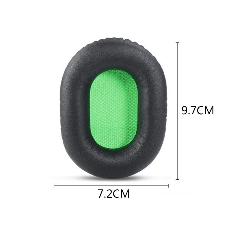 2 Pack V2 Headset Sponge Covers Black Skin Net Cushion Replacement Accessories