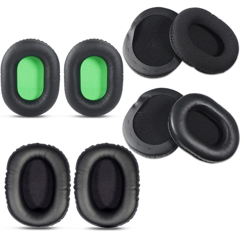 2 Pack V2 Headset Sponge Covers Black Skin Net Cushion Replacement Accessories