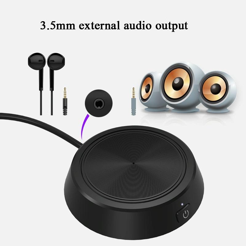 360 Degree Usb Conference Microphone For Webcasts And Calls With Omnidirectional Pickup
