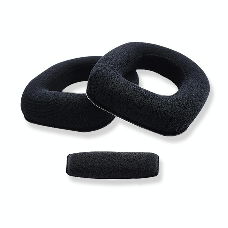 2 Pack Flannel Earmuff Covers For Logitech A40 Gaming Headset