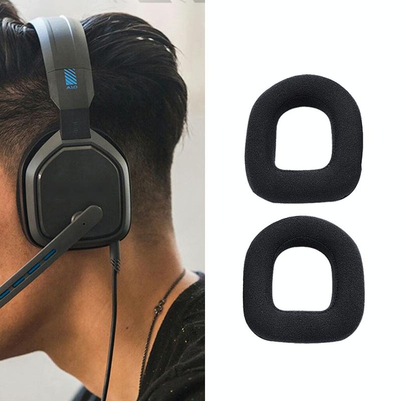 2 Pack Flannel Earmuff Covers For Logitech A40 Gaming Headset
