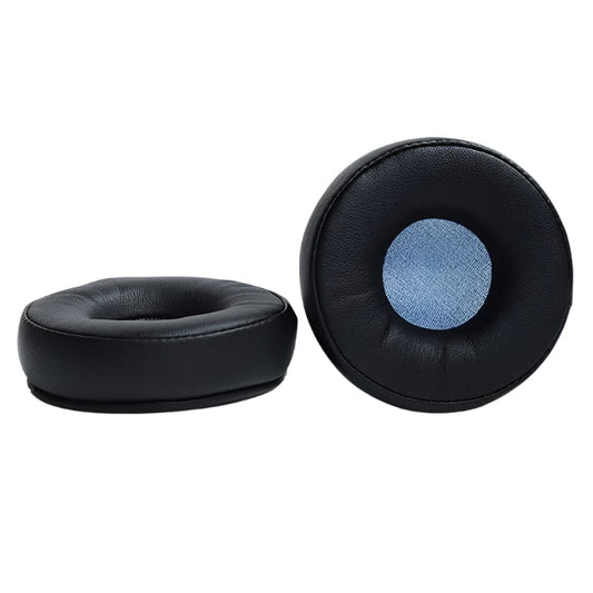2 Pack Leather Headphone Sponge Covers For Jabra Revo Wireless Black Blue