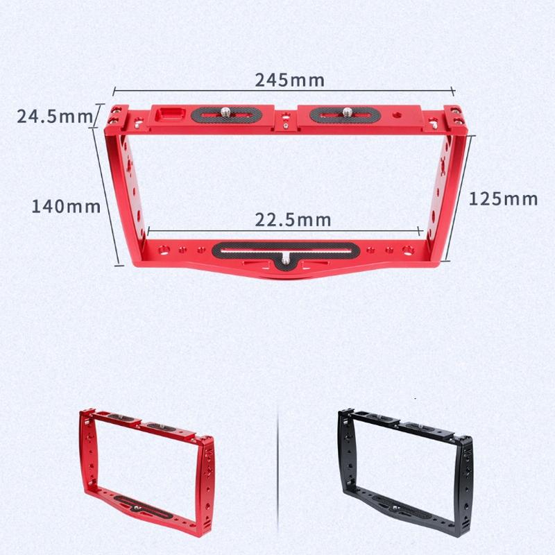 Underwater Dual Handheld Grip For Gopro Hero9 Hero8 And Hero7 Black