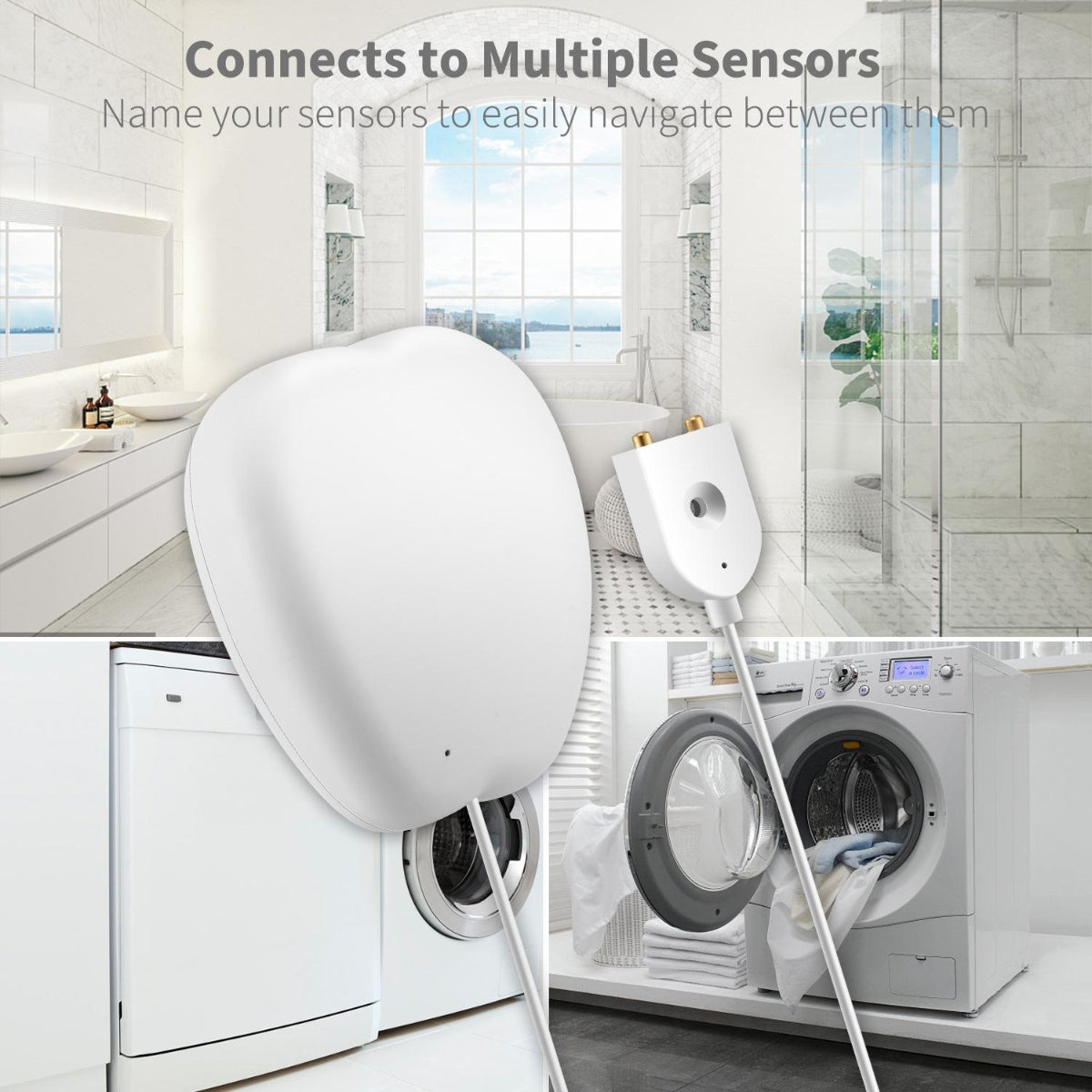 Smart Water Level Alarm With Wifi And Remote Control For Home Security Systems