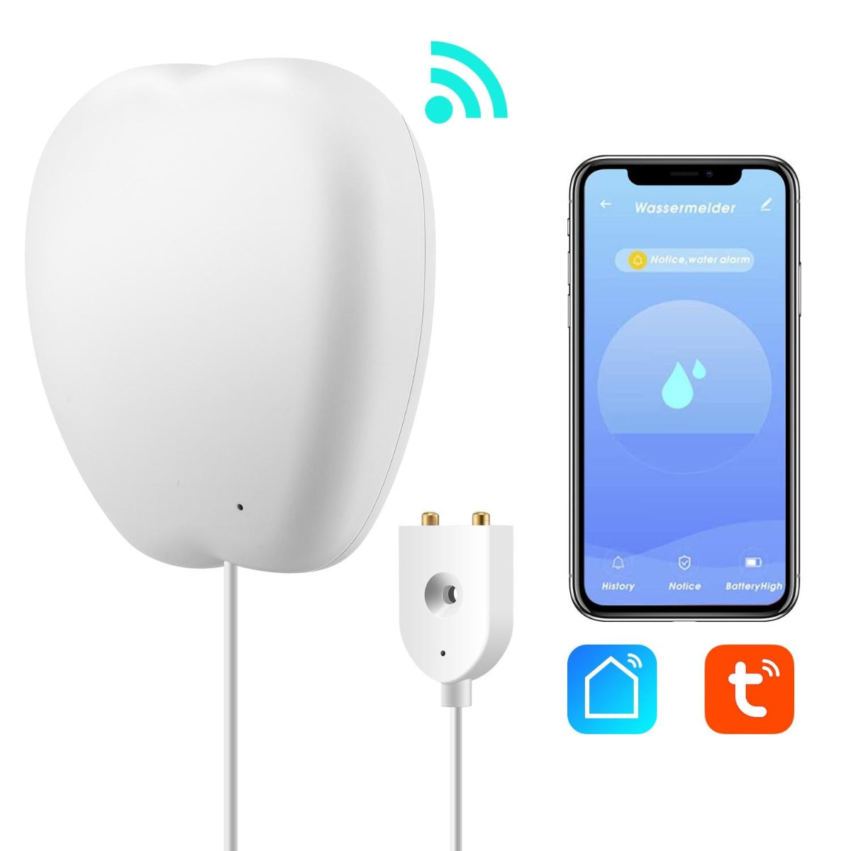 Smart Water Level Alarm With Wifi And Remote Control For Home Security Systems
