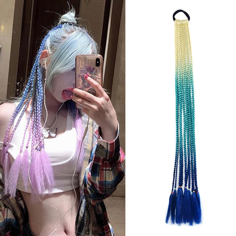Colourful Braid Hair Band Wigs With Corn Silk Dreadlocks For Versatile Styling