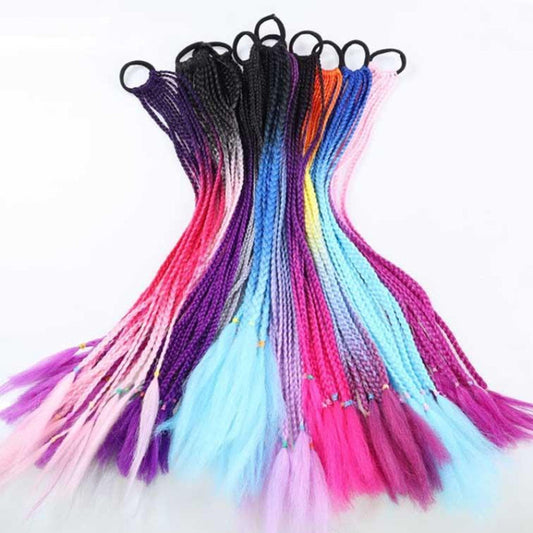 27 Corn Silk Braid Hair Band Wigs With Colourful Dreadlocks For Styling