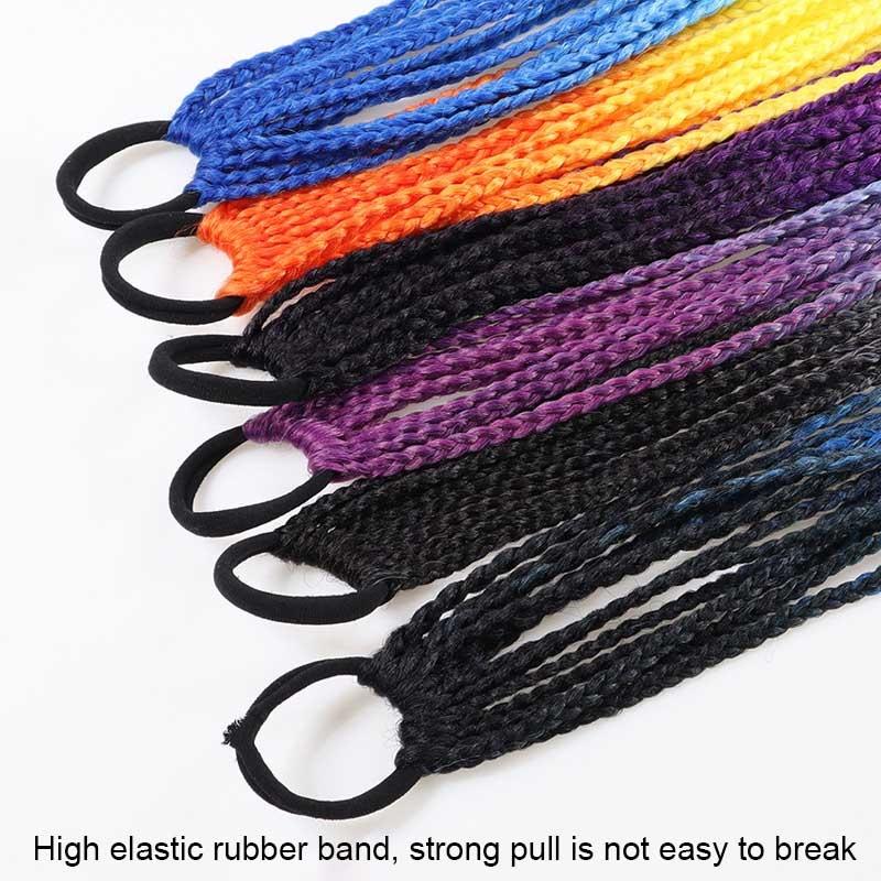 27 Corn Silk Braid Hair Band Wigs With Colourful Dreadlocks For Styling