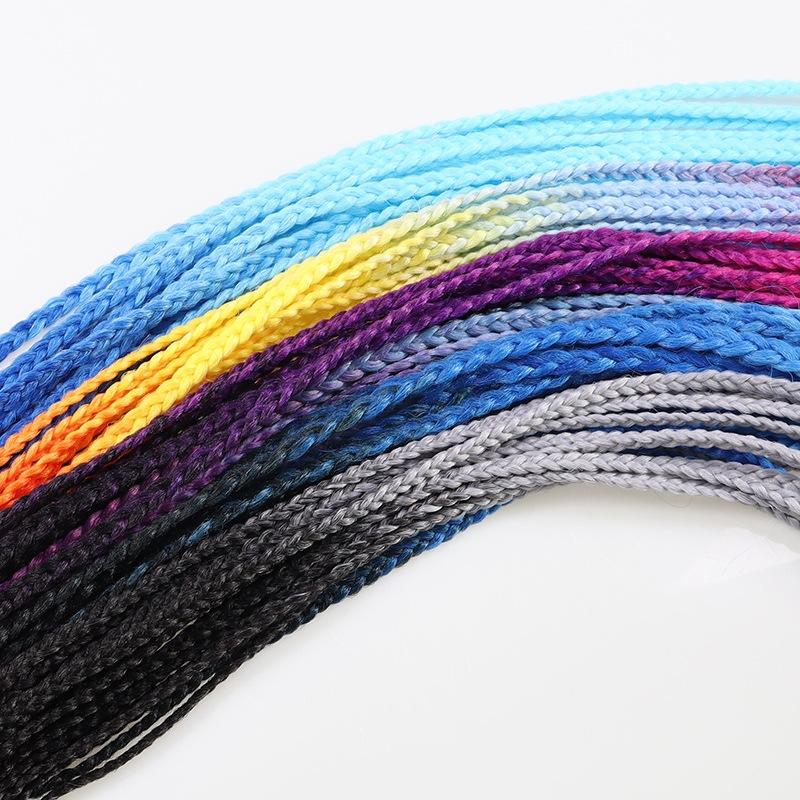 27 Corn Silk Braid Hair Band Wigs With Colourful Dreadlocks For Styling