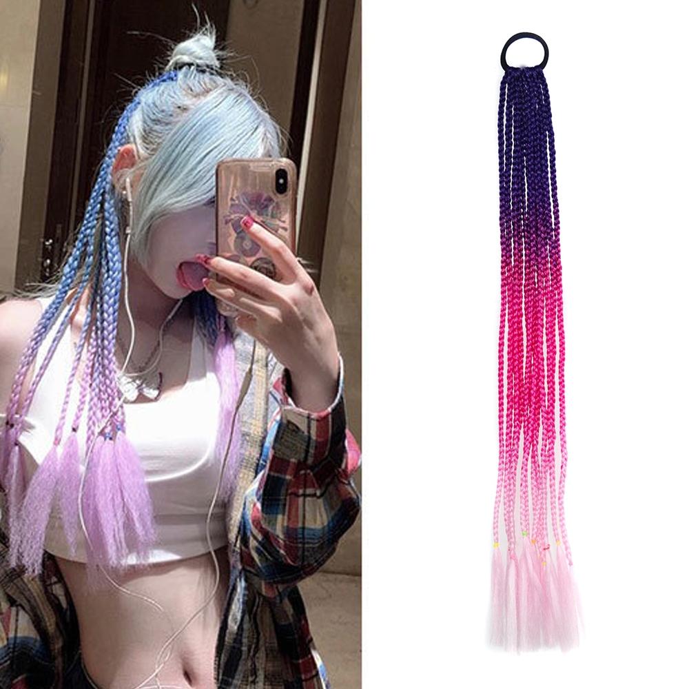 27 Corn Silk Braid Hair Band Wigs With Colourful Dreadlocks For Styling