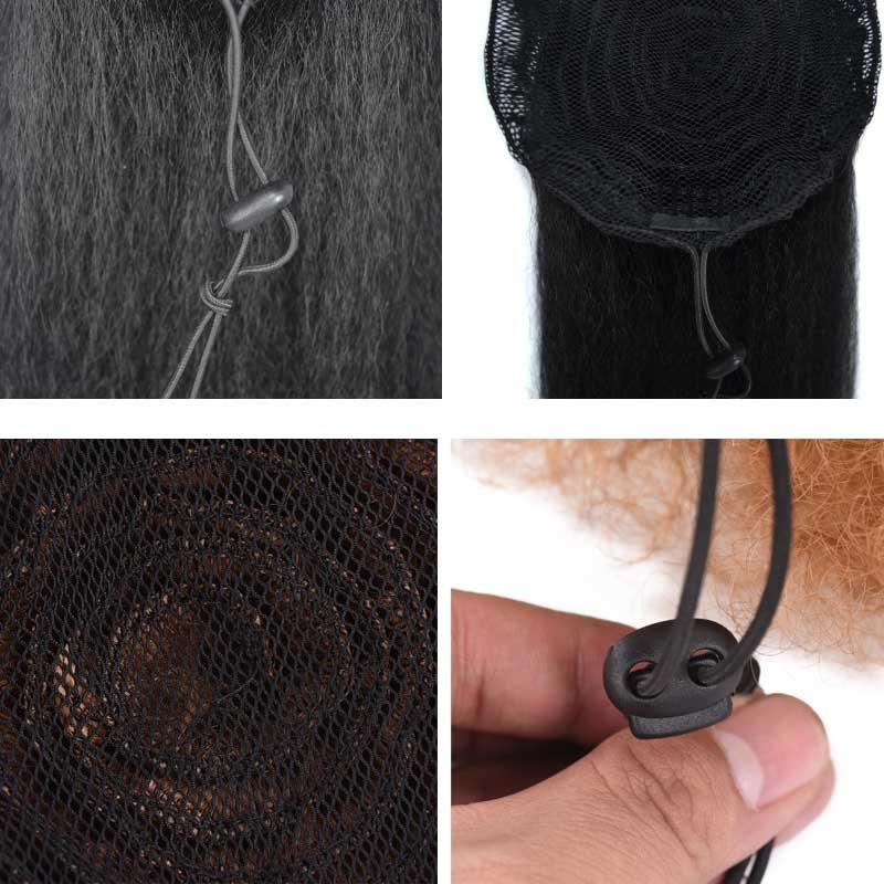 Fluffy Corn Whisker Long Curly Ponytail In Colour 2.2 For Versatile Styling