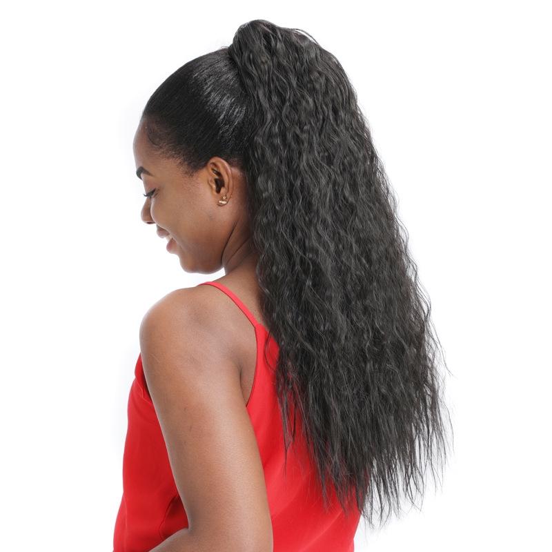 Fluffy Corn Whisker Long Curly Ponytail Colour 4.27