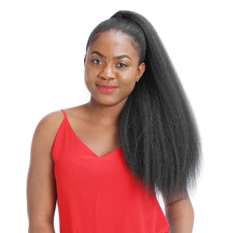 Fluffy Corn Whisker Long Curly Ponytail Colour 4.27