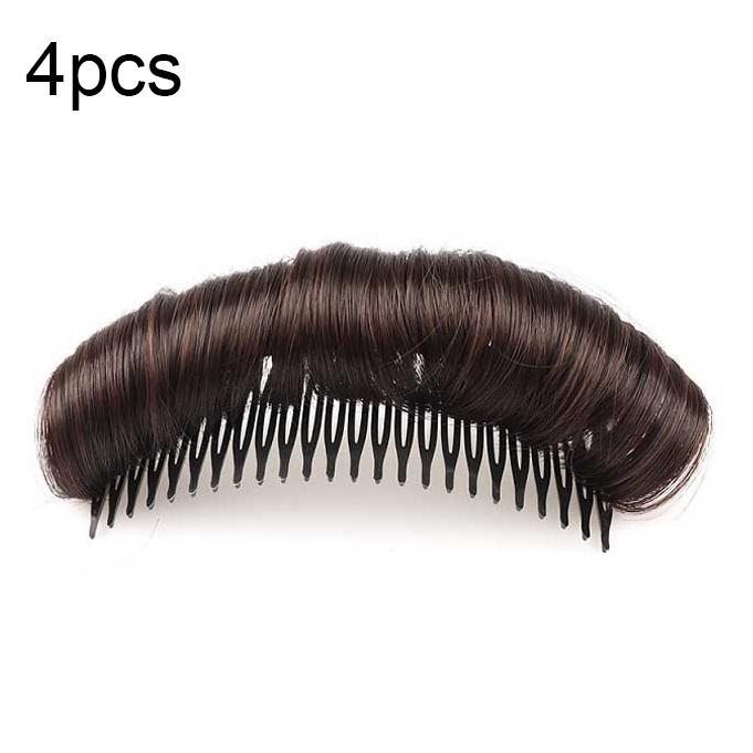 Dark 4 Piece Hair Root Padding Combing Pack 10Cm