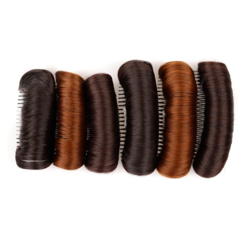Dark 4 Piece Hair Root Padding Combing Pack 10Cm