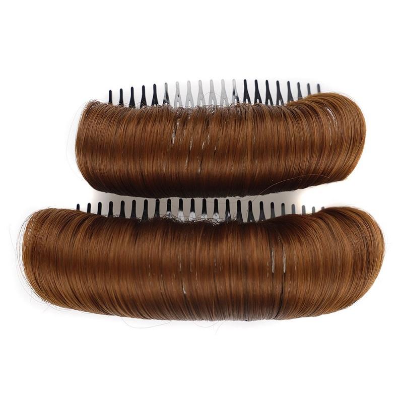 Dark 4 Piece Hair Root Padding Combing Pack 10Cm